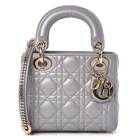 lambskin cannage mini lady dior